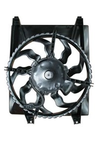 Tuuletin, moottorin jäähdytys, Oikea, HYUNDAI SANTA FÉ II, 50 10 207 803, 977302B200