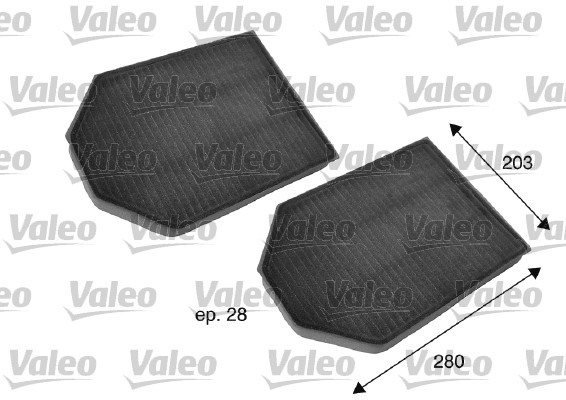 Raitisilmasuodatin VALEO 698791