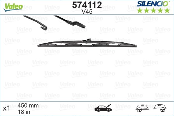 Pyyhkijänsulka VALEO 574112