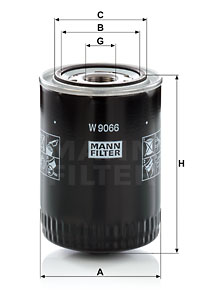 Öljynsuodatin MANN-FILTER W 9066