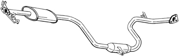 Keskipönttö BOSAL 285-279