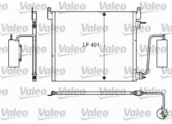 Lauhdutin, ilmastointilaite VALEO 817853