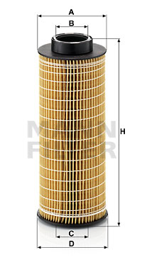 Öljynsuodatin MANN-FILTER HU 1072 x
