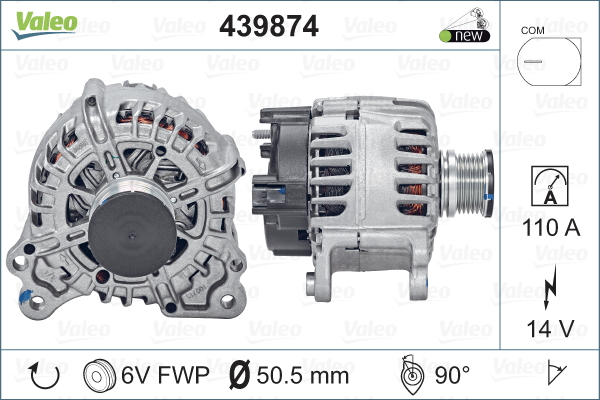 Laturi VALEO 439874