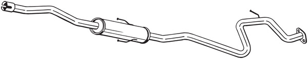 Keskipönttö BOSAL 290-131