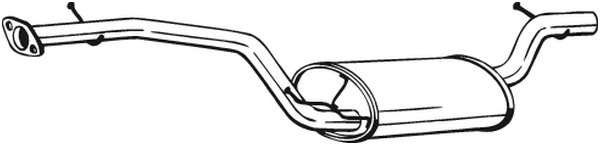 Keskipönttö BOSAL 282-419