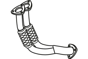 Pakoputki, Edessä, VW GOLF III, 1H0253087R