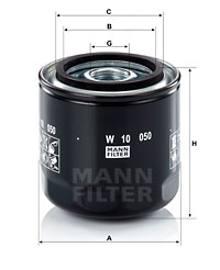 Öljynsuodatin MANN-FILTER W 10 050