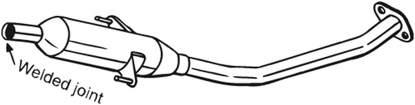 Keskipönttö BOSAL 284-573