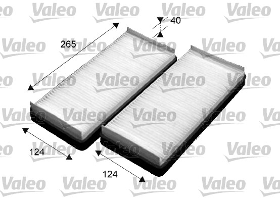 Raitisilmasuodatin VALEO 715531