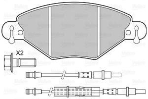 Jarrupalasarja, levyjarru, Etuakseli, CITROËN C5 I, C5 II, C5 Break I, C5 Break II, C5 Skåp / kombi, 425215, 4252-15, 425248, 4252-48, 4