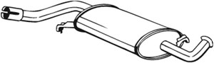 Keskiäänenvaimentaja, AUDI 100 C4 Avant, 100 C4 Sedan, A6 C4, A6 C4 Avant, 4A0253409D