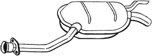 Keskiäänenvaimentaja, MERCEDES-BENZ 190 [W201], 2014900215, 2014900601, 2014901715, 2014902515, 2014902715