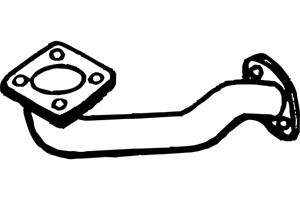 Pakoputki, Edessä, SUZUKI IGNIS I, IGNIS II, WAGON R+ Halvkombi, 14190-86G00