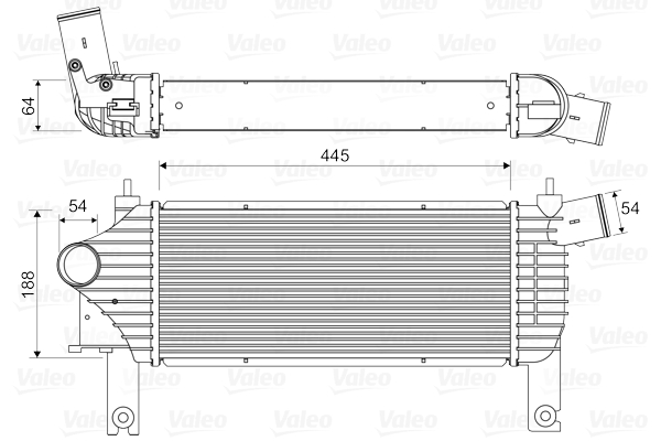 Välijäähdytin VALEO 818608