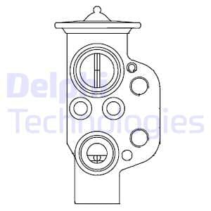 Paisuntaventtiili, ilmastointilaite DELPHI CB1004V