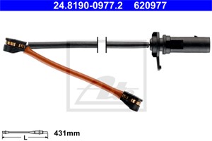 Kulumisenilmaisin, jarrupala, Etuakseli, AUDI A6 C8 Avant, A7 Sportback, A8 D5, Q7, Q7 Van, Q8, 4M0 615 121 B