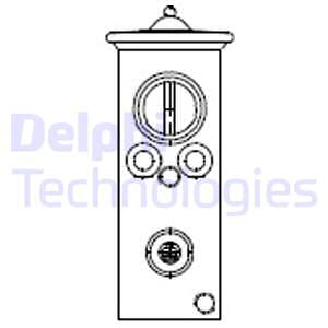 Paisuntaventtiili, ilmastointilaite DELPHI CB1002V