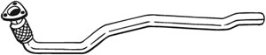 Pakoputki, Edessä, Keskellä, AUDI A4 Allroad B8, A4 B8, A4 B8 Avant, A5, A5 Cabriolet, A5 Sportback, Q5, 8K0254350S
