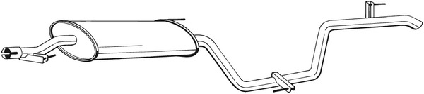 Takaäänenvaimentaja BOSAL 292-021