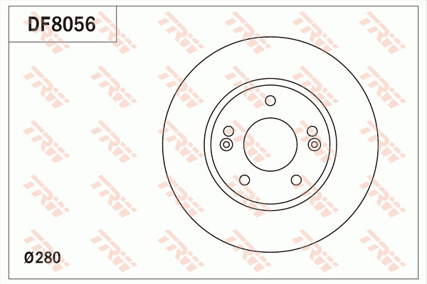 Jarrulevy TRW DF8056