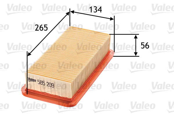 Ilmansuodatin VALEO 585209