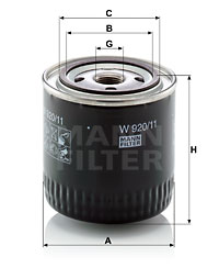 Öljynsuodatin MANN-FILTER W 920/11