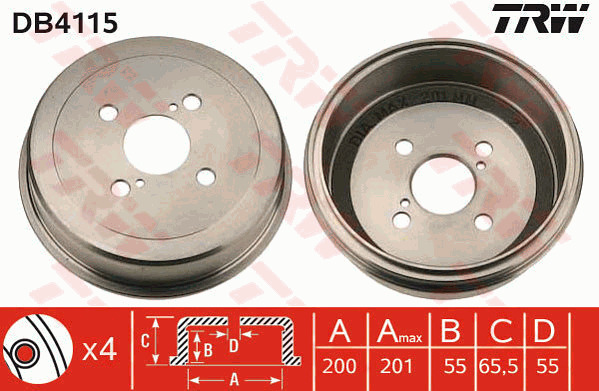 Jarrurumpu TRW DB4115