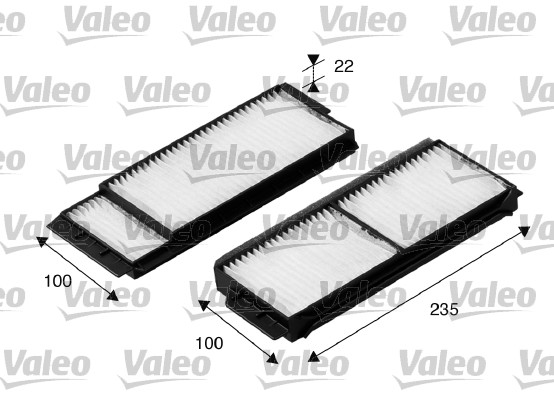 Raitisilmasuodatin VALEO 698892
