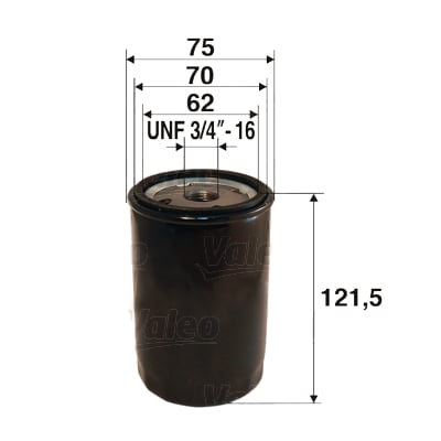 Öljynsuodatin VALEO 586030
