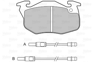 Jarrupalasarja, levyjarru, Etuakseli, CITROËN SAXO, SAXO Hatchback van, 425137, 4251-37, 425140, 4251-40, 425147, 4251-47, 425272, 4252-