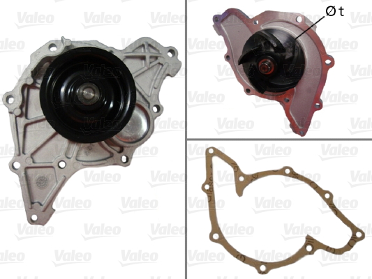 Vesipumppu VALEO 506591