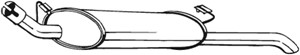 Takaäänenvaimentaja, OPEL VECTRA A, VAUXHALL CAVALIER Mk Sedan III, 852287, 852882, 852965, 90280233, 90349966, 90398992, 90448262