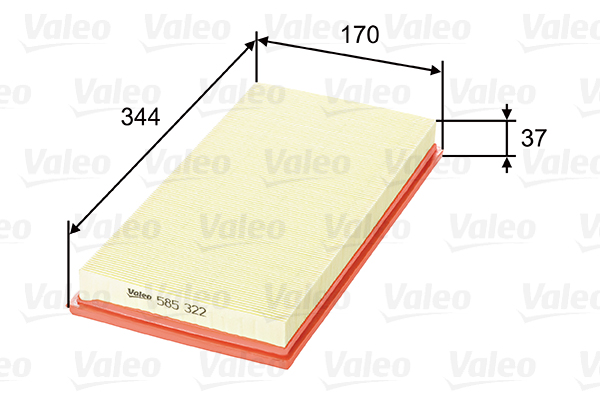 Ilmansuodatin VALEO 585322