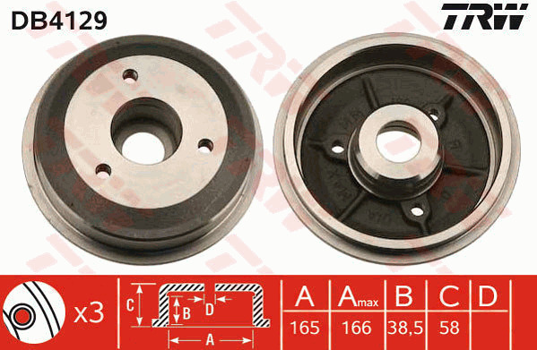 Jarrurumpu TRW DB4129