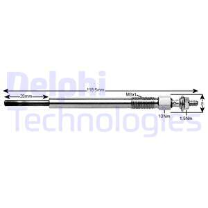 Hehkutulppa DELPHI HDS399