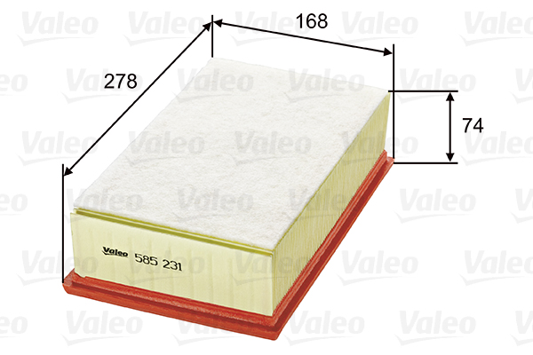 Ilmansuodatin VALEO 585231
