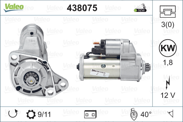 Startteri VALEO 438075