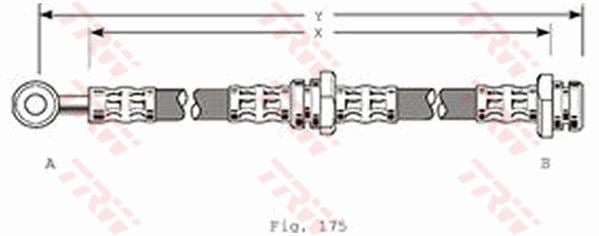 Jarruletku TRW PHD215