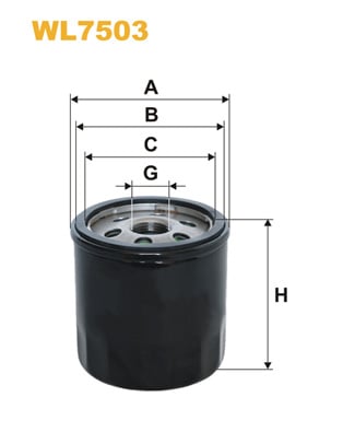 Öljynsuodatin WIX FILTERS WL7503