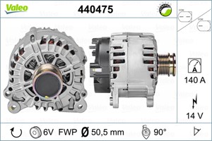 Laturi, AUDI,SEAT,SKODA,VW, 04E903023K, 04E903023KX, 4E903023K, 4E903023KX