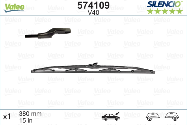 Pyyhkijänsulka VALEO 574109
