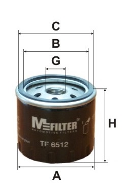 Öljynsuodatin MFILTER TF 6512