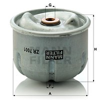Öljynsuodatin, FORD TRANSIT Buss, TRANSIT Flak/chassi, TRANSIT Skåp, 1372 808, 6C1Q-6N602-BA