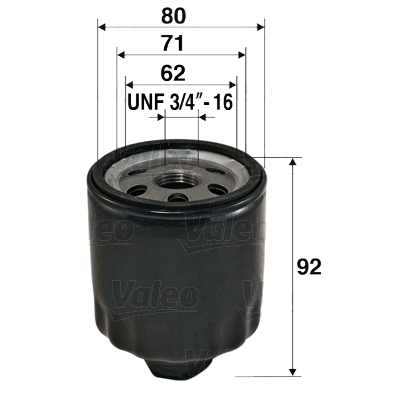 Öljynsuodatin VALEO 586009