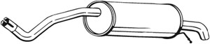 Takaäänenvaimentaja, SKODA ROOMSTER, ROOMSTER Praktik, 6Q7253609B, 6Q7253609G