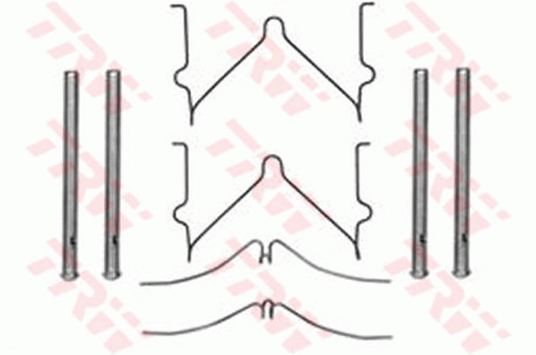Tarvikesarja, jarrupala TRW PFK288