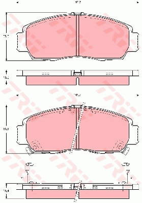 Jarrupalasarja, levyjarru TRW GDB3240