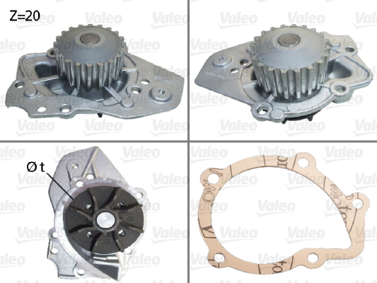 Vesipumppu VALEO 506014