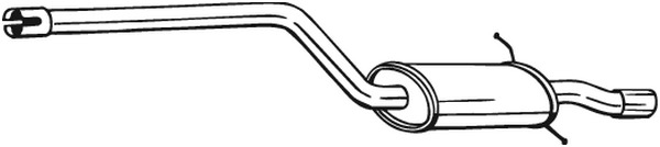 Takaäänenvaimentaja BOSAL 280-195